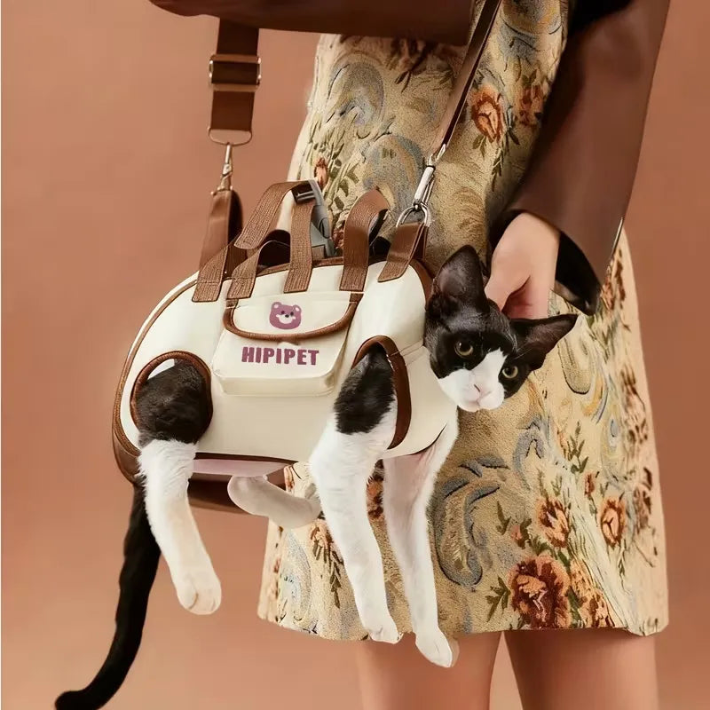 Breathable Pet Carrier Backpack – Portable & Easy to Clean