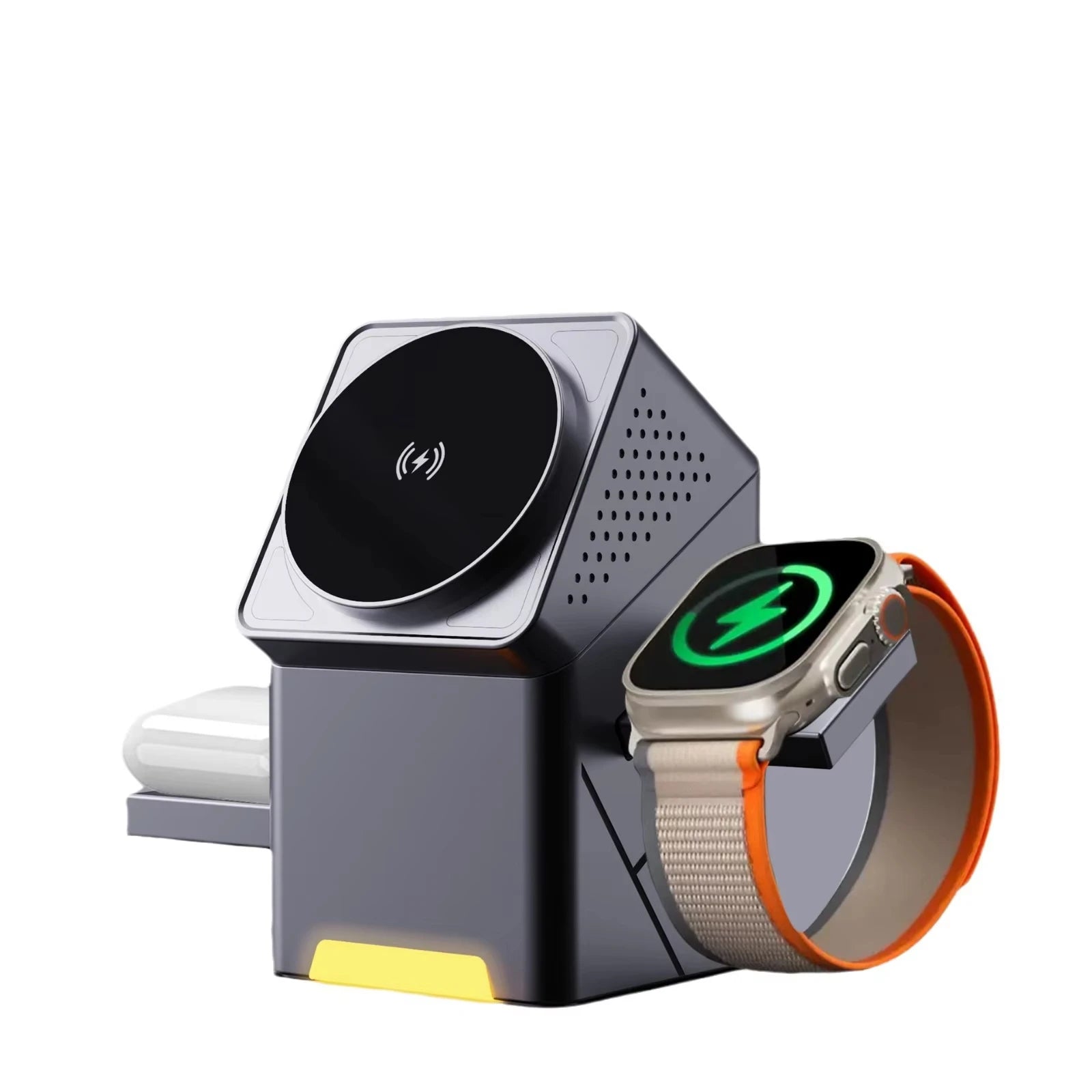 3-in-1 Magnetic Wireless Charging Stand for Apple
