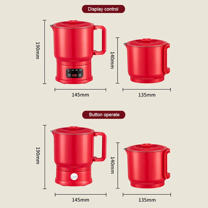 Folding Travel Electric Kettle 0.8L Stainless Steel