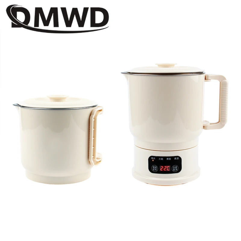 Folding Travel Electric Kettle 0.8L Stainless Steel