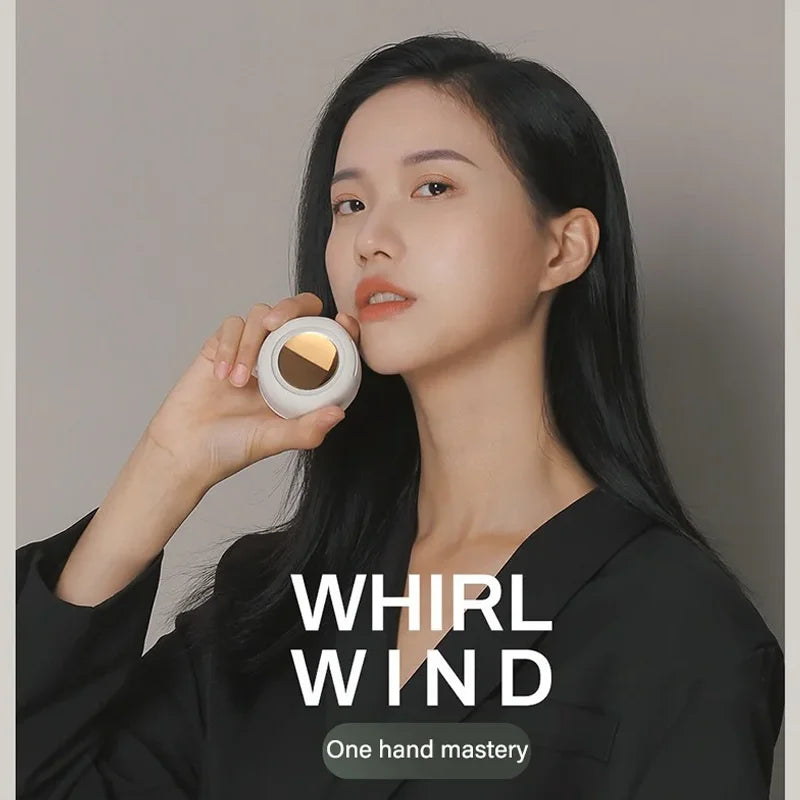 Portable Leafless Waist And Neck Fan With 3 Speeds