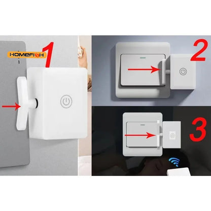 USB Rechargeable Remote Light Switch Button Pusher