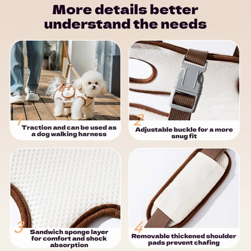 Breathable Pet Carrier Backpack – Portable & Easy to Clean