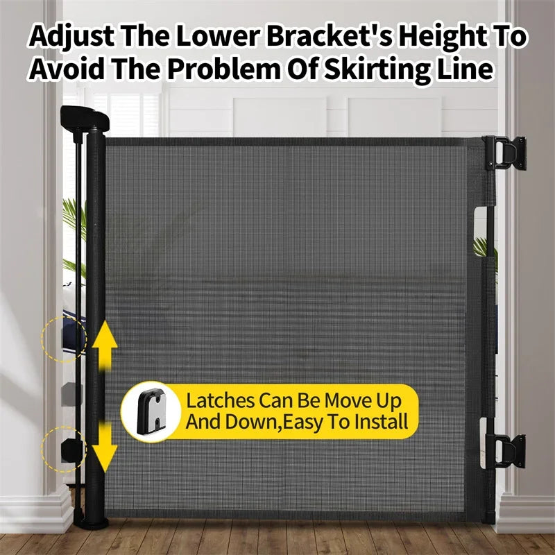 Adjustable Metal Safety Gate For Babies And Pets