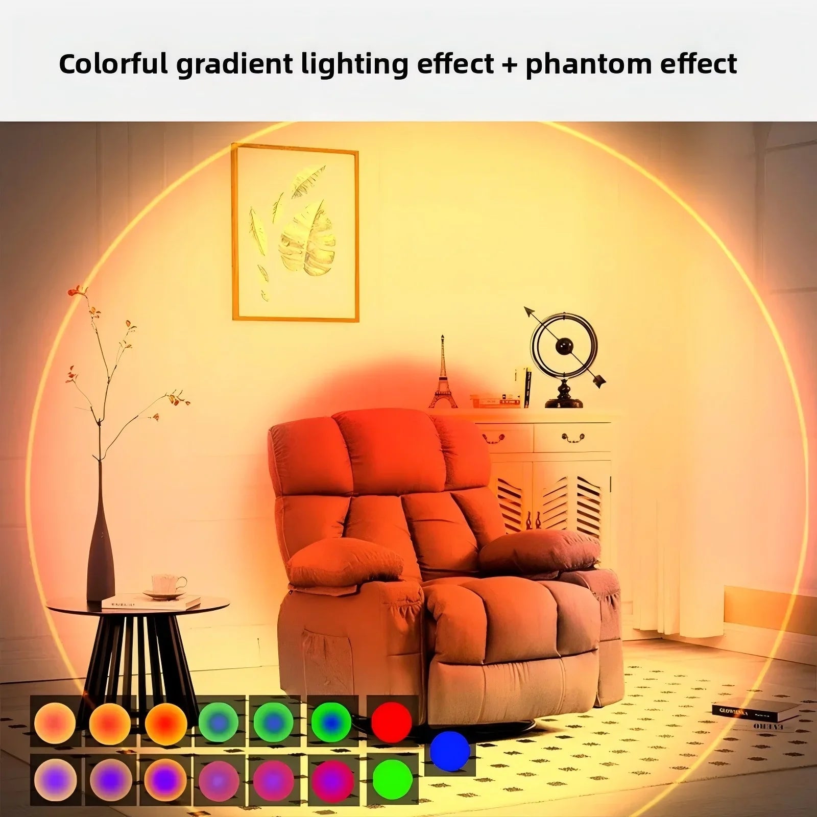 Smart Motion Sensor Wall Light With 16-Color RGB LED
