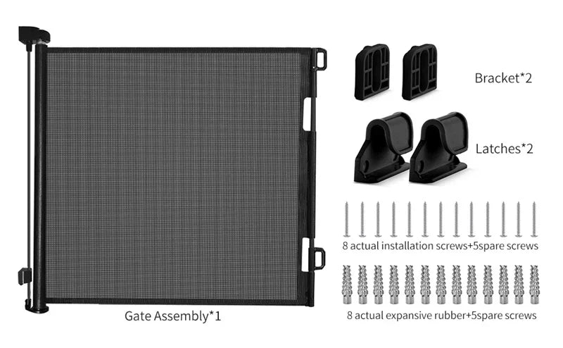 Adjustable Metal Safety Gate For Babies And Pets
