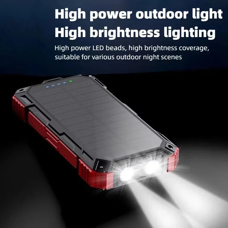 Solar Wireless Power Bank – High-Capacity Fast Charger