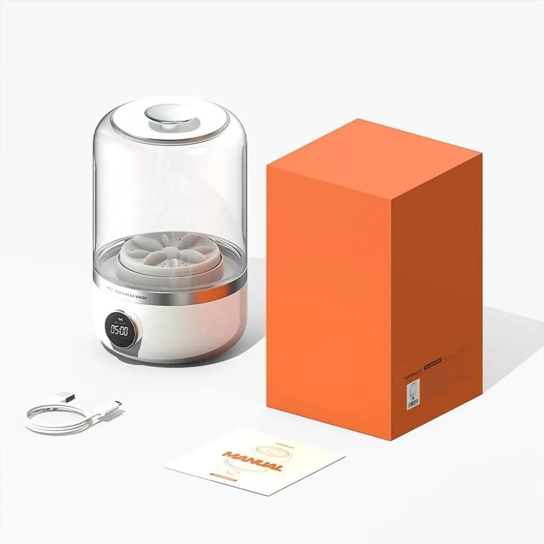 Portable Mini Underwear Washing Machine 1L USB Powered