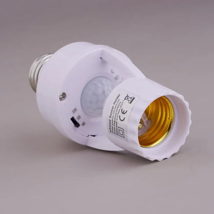 PIR Motion Sensor E27 Light Bulb Socket Adapter