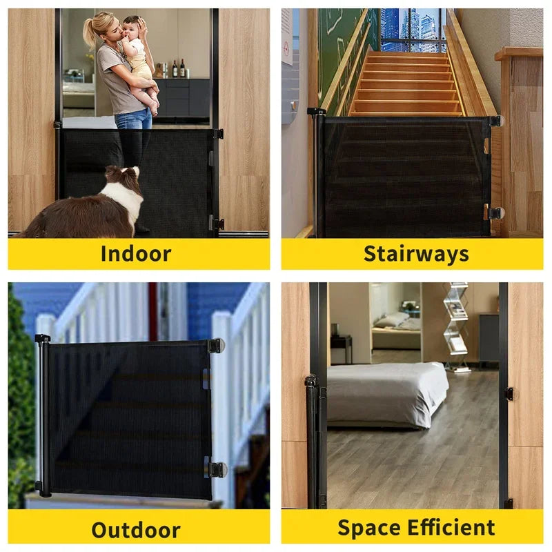 Adjustable Metal Safety Gate For Babies And Pets