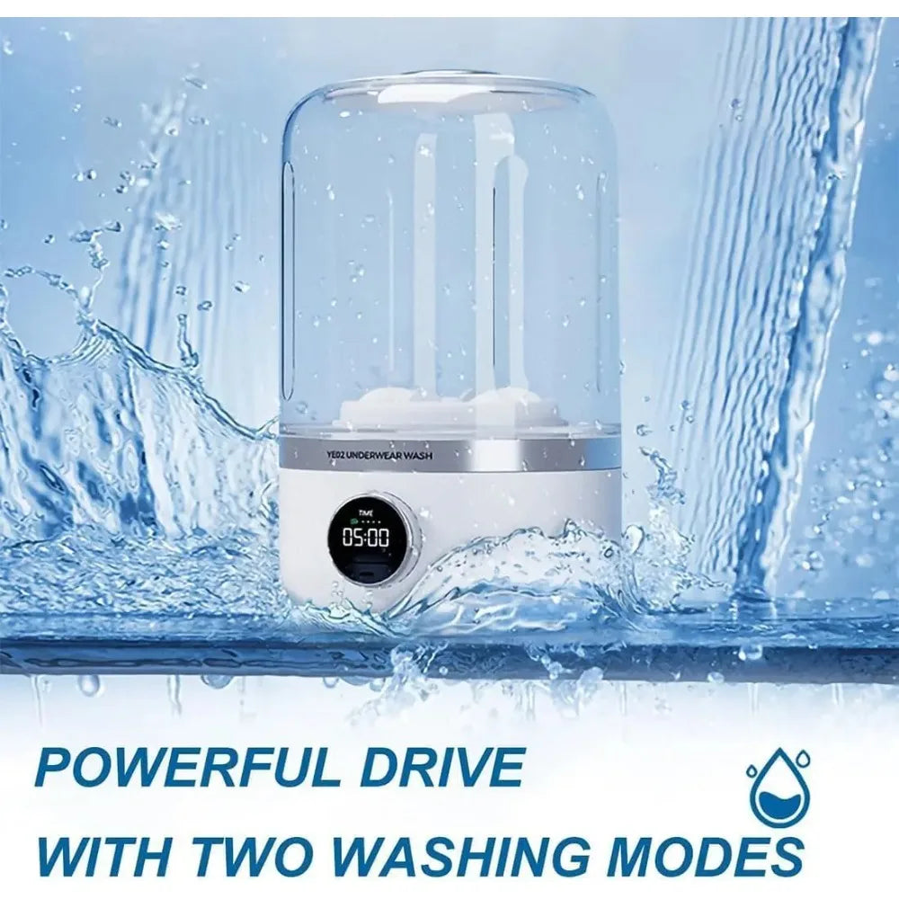 Portable Mini Underwear Washing Machine 1L USB Powered