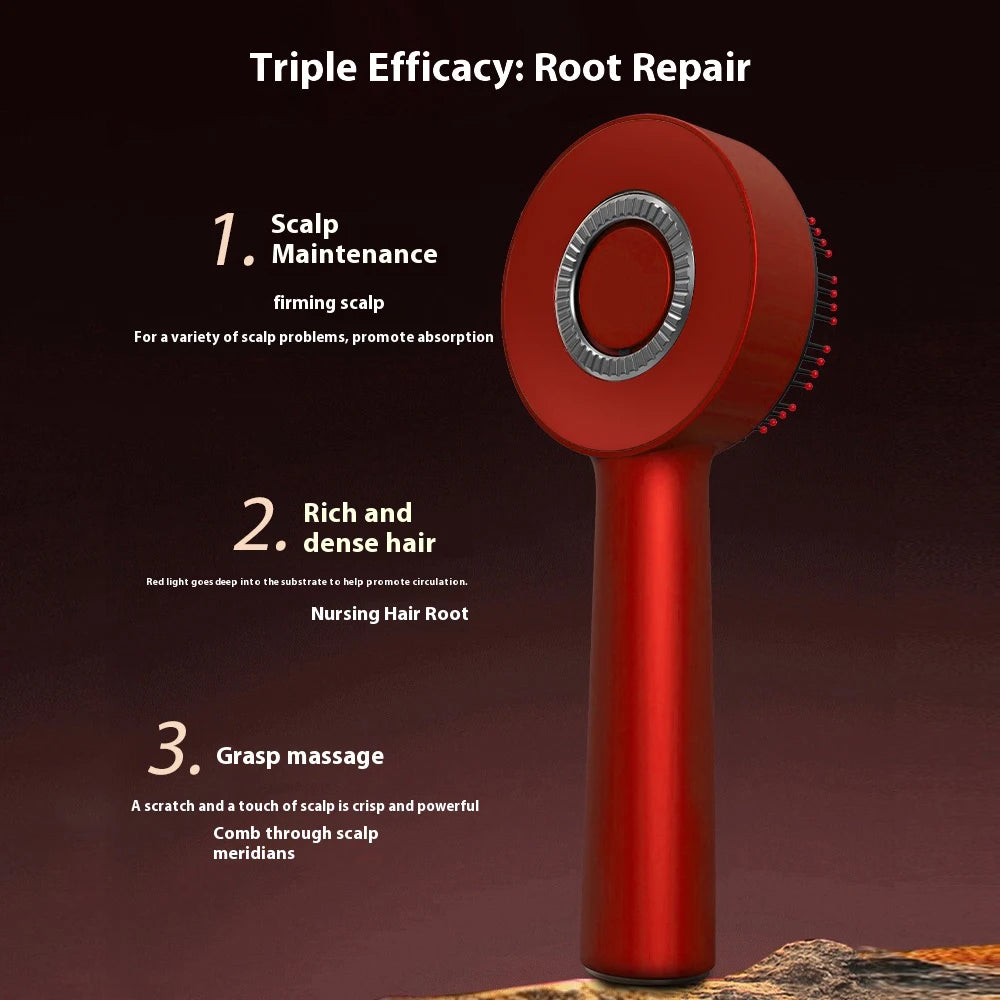 Electric Scalp Massage Comb With Red Light Therapy