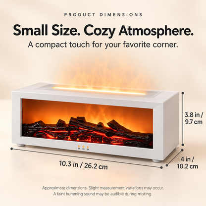 Fireplace Flame Essential Oil Diffuser Humidifier