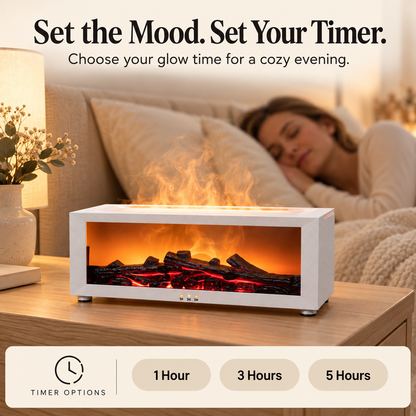 Fireplace Flame Essential Oil Diffuser Humidifier