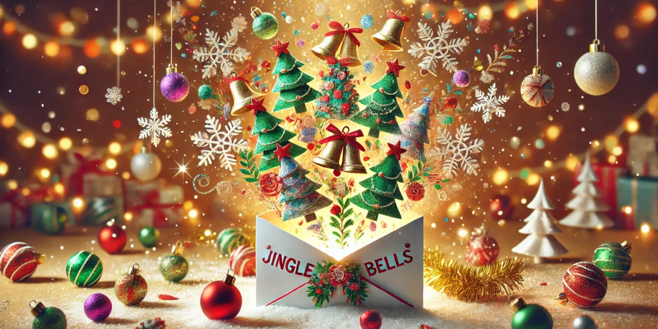 Endless Christmas Card with Confetti Glitter