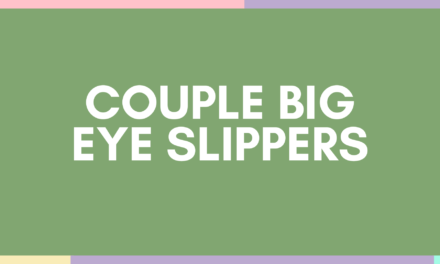 Couple Big Eye Slippers